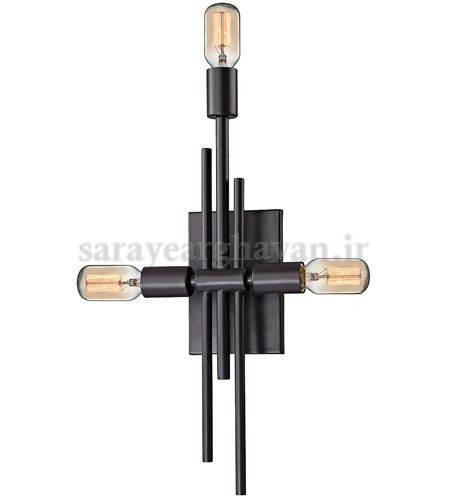 دیوارکوب (چراغ دیواری)مدرن فلزی 3 شعله ، با طراحی لوکس و کاربردی D177