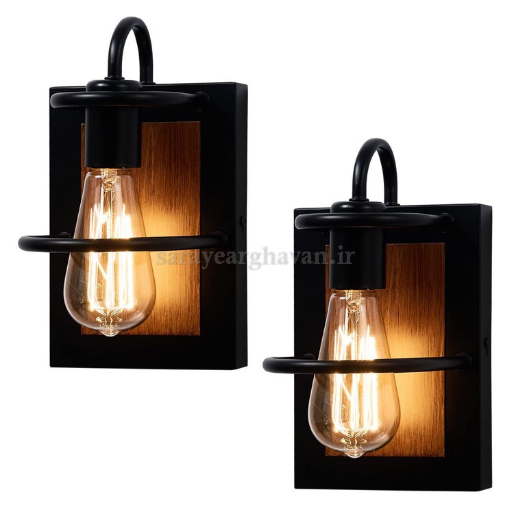 دیوارکوب(چراغ دیواری) مدرن فلزی تک شعله، با طراحی لوکس و کاربردی D167