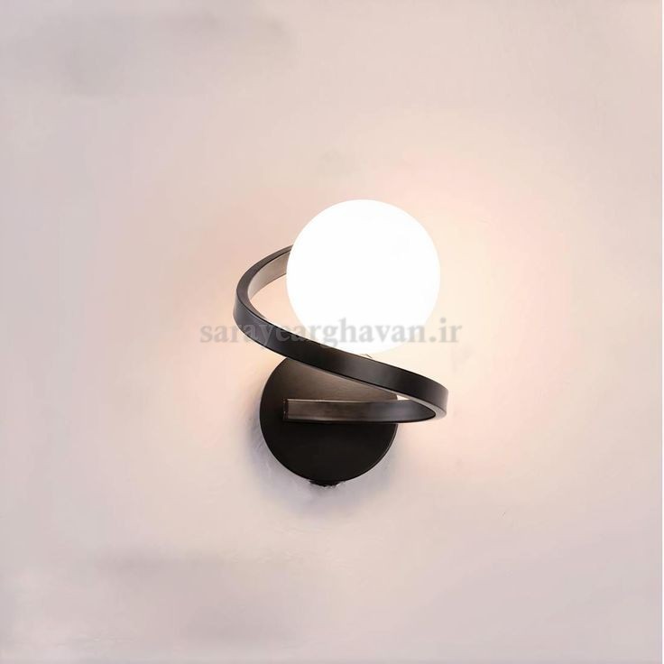 دیوارکوب(چراغ دیواری) مدرن فلزی تک شعله ، ارسال با حباب D163