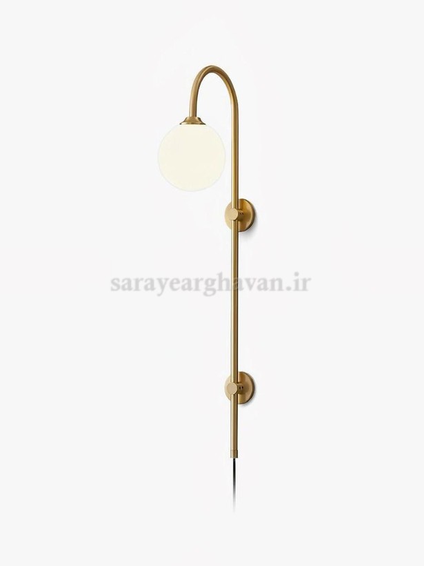 دیوارکوب(چراغ دیواری) مدرن فلزی تک شعله ، ارسال با حباب D159