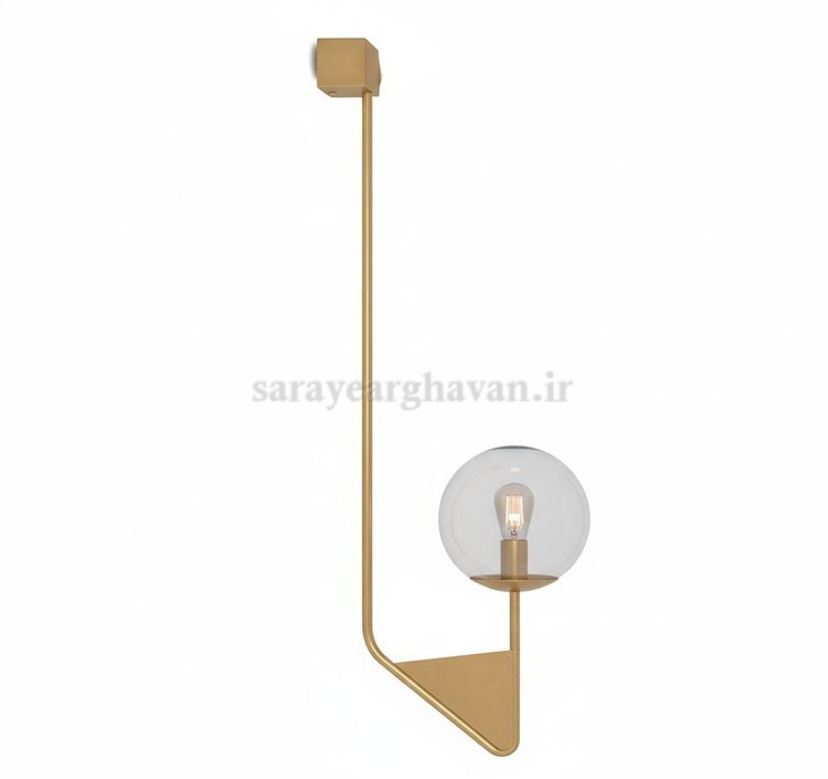 دیوارکوب(چراغ دیواری)مدرن فلزی تک شعله ، ارسال با حباب  D153