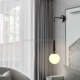 دیوارکوب (چراغ دیواری)مدرن تک شعله ، ارسال با حباب D150