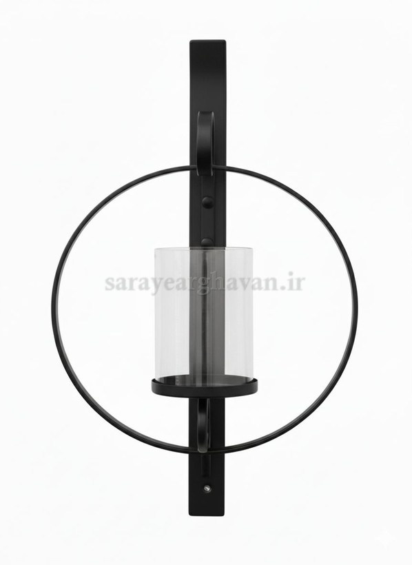 دیوارکوب(چراغ دیواری)مدرن فلزی تک شعله، ارسال با حباب D117