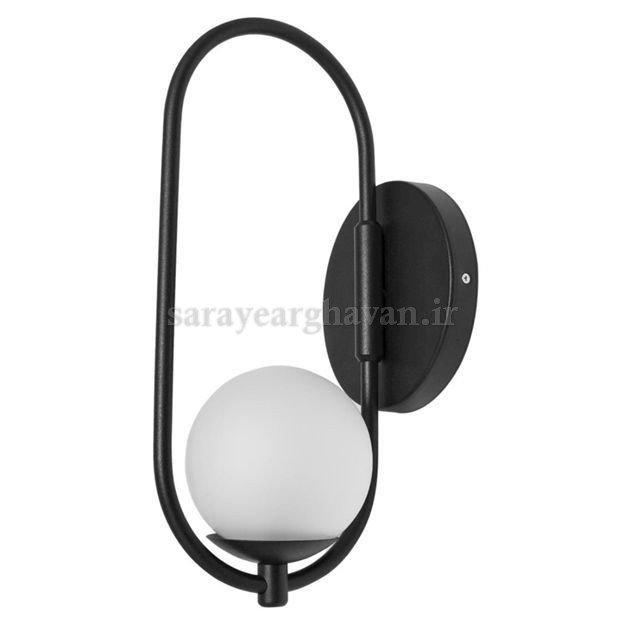 دیوارکوب(چراغ دیواری)مدرن فلزی تک شعله، ارسال با حباب  D115