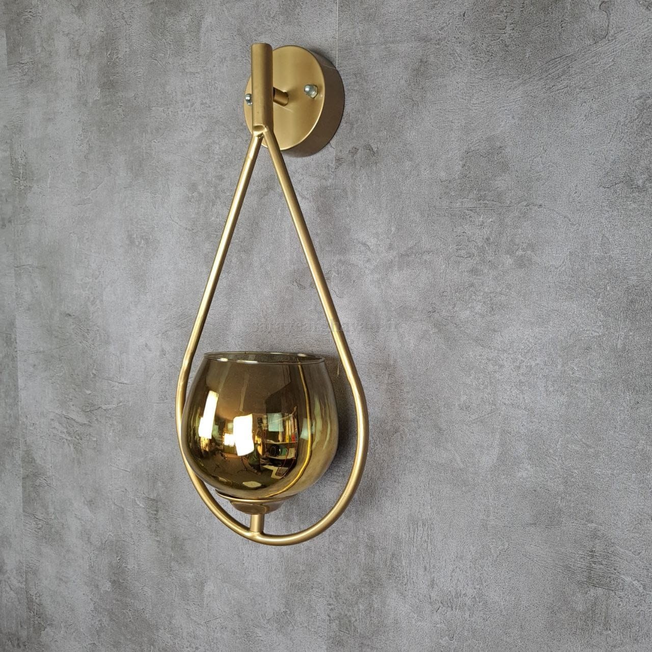دیوارکوب(چراغ دیواری)مدرن فلزی تک شعله، ارسال با حباب D113