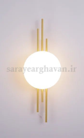 دیوارکوب(چراغ دیواری)مدرن فلزی تک شعله، ارسال با حباب  D109