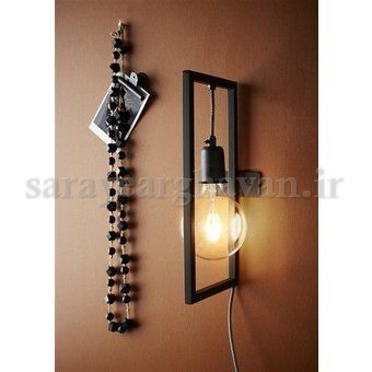 دیوارکوب(چراغ دیواری)مدرن فلزی تک شعله، با طراحی لوکس و کاربردی D107