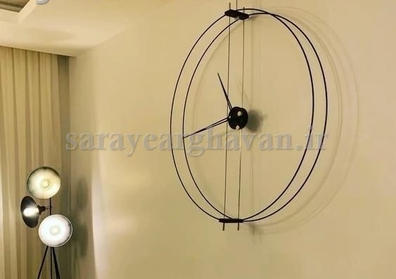 ساعت دیواری فلزی مدرن، کد H104