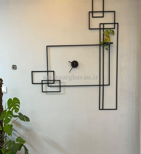 ساعت دیواری مدرن فلزی کد H135