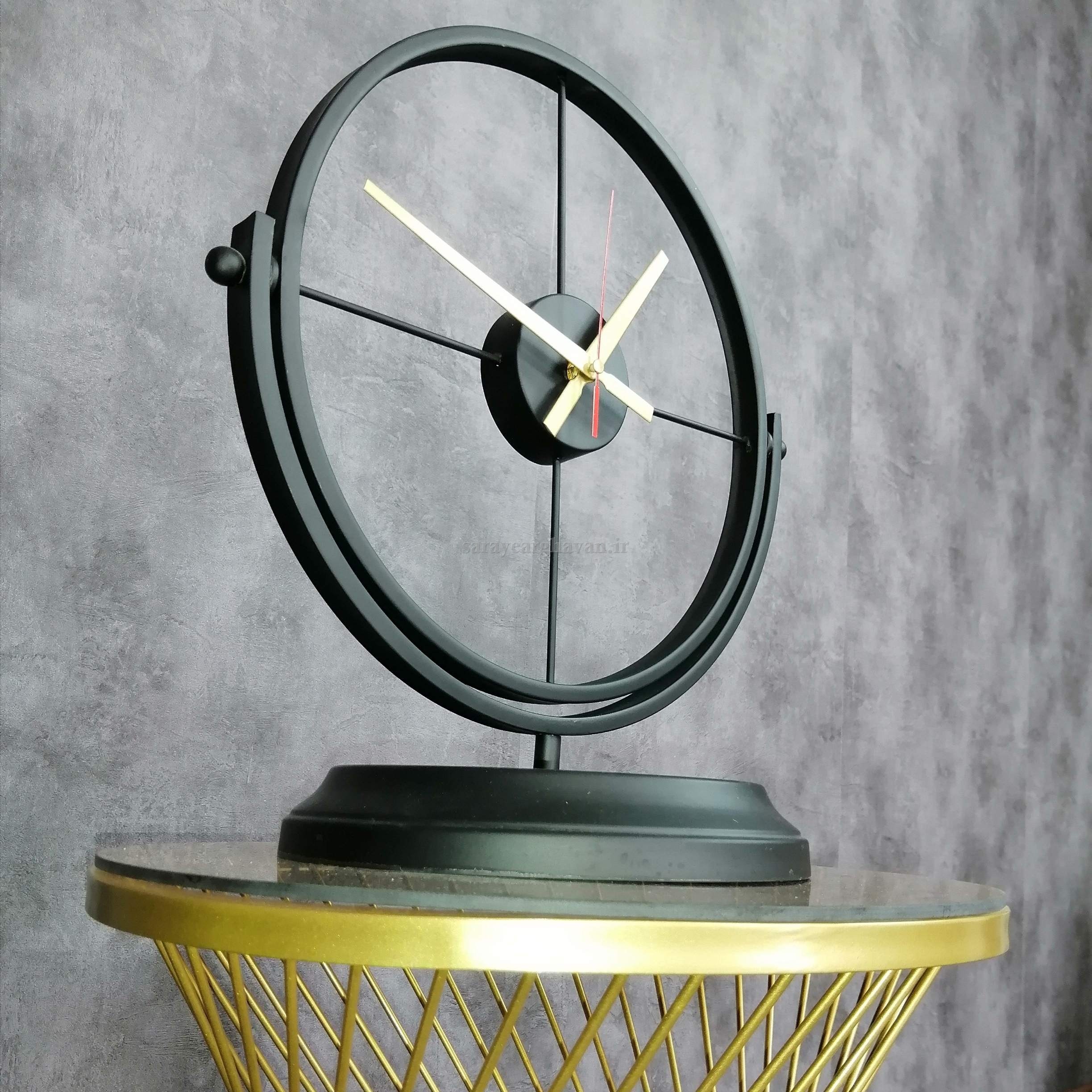 ساعت رومیزی مدرن فلزی، کد H137