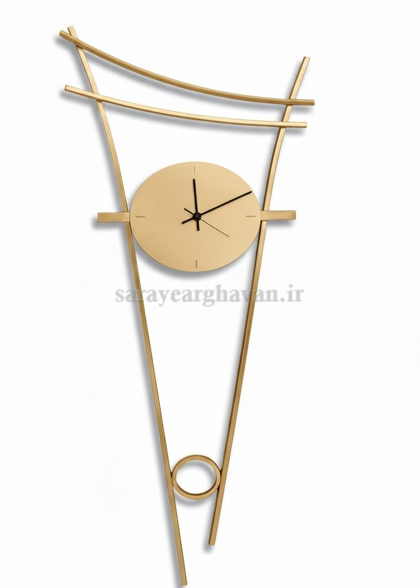 ساعت دیواری مدرن فلزی کد H139