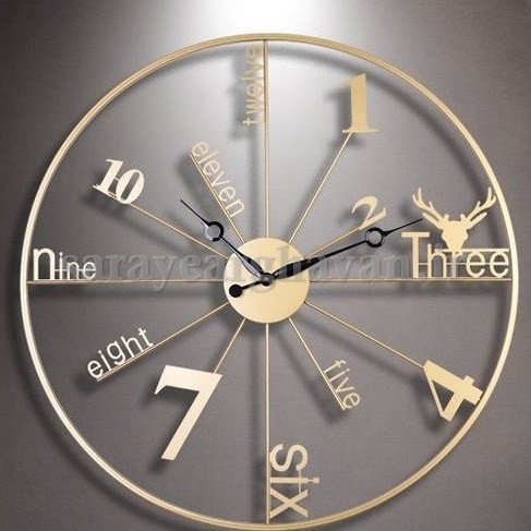 ساعت دیواری مدرن فلزی، کد H152