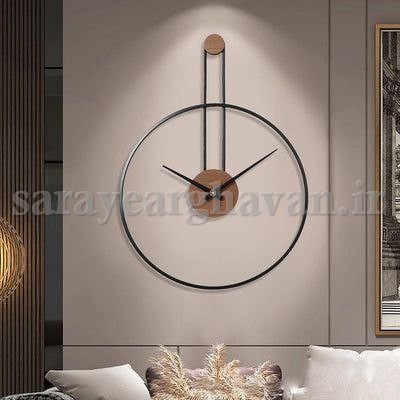 ساعت دیواری مدرن فلزی کد H173
