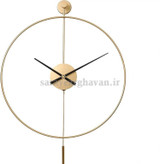 ساعت دیواری مدرن فلزی کد H178