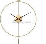 ساعت دیواری مدرن فلزی کد H178