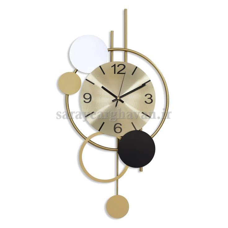 ساعت دیواری مدرن فلزی کد H228