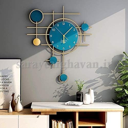ساعت دیواری مدرن فلزی کد H236