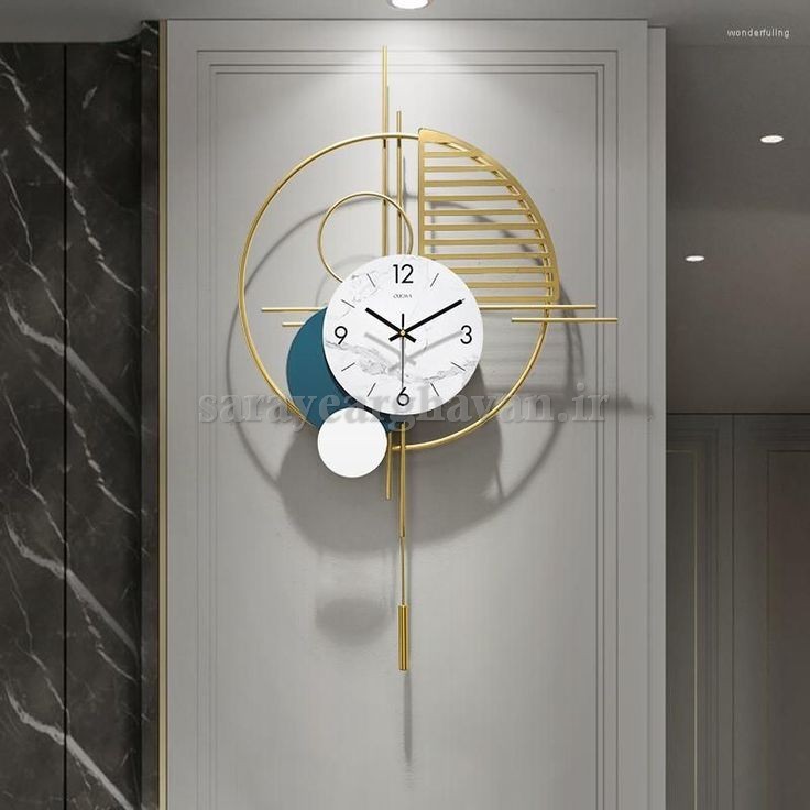 ساعت دیواری مدرن فلزی کد H283