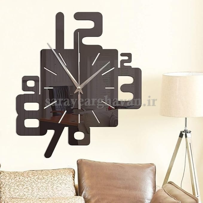 ساعت دیواری مدرن فلزی کد H287