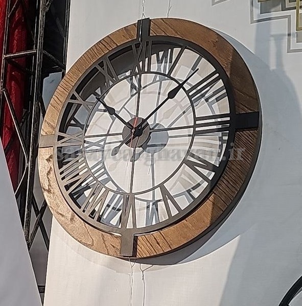 ساعت دیواری مدرن فلزی کد H327