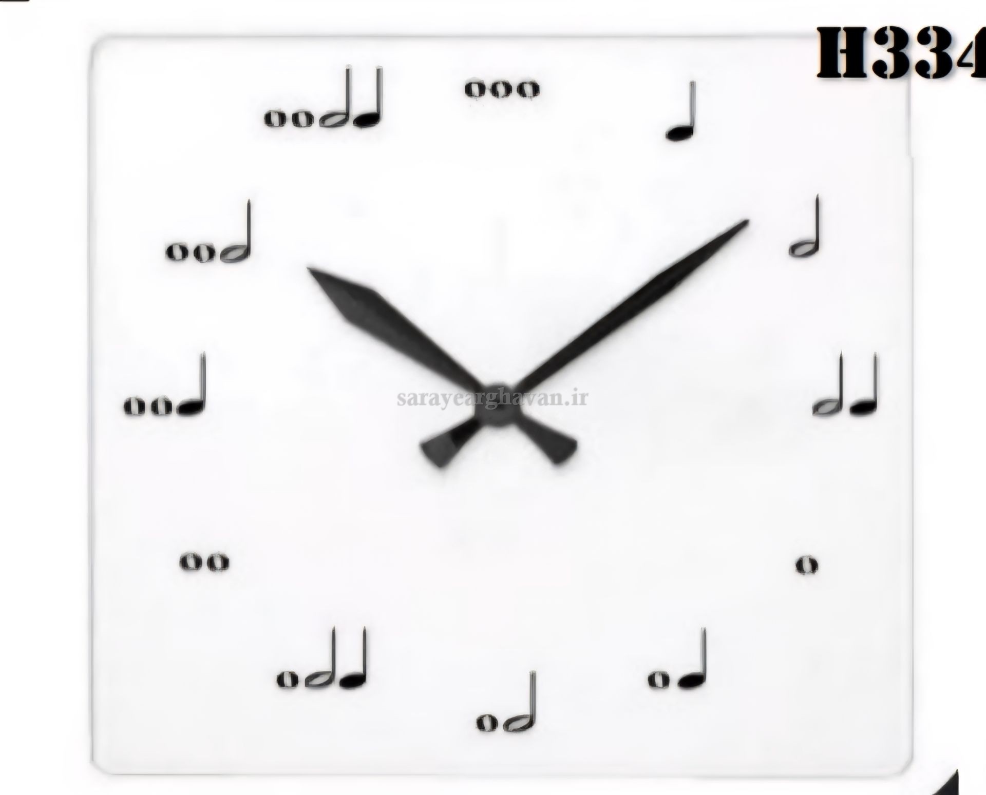 ساعت دیواری مدرن فلزی کد H334