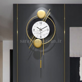 ساعت دیواری مدرن فلزی کد H238