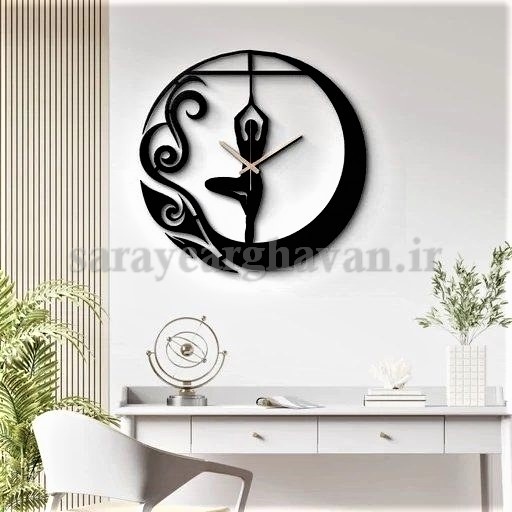 ساعت دیواری مدرن فلزی کد H557