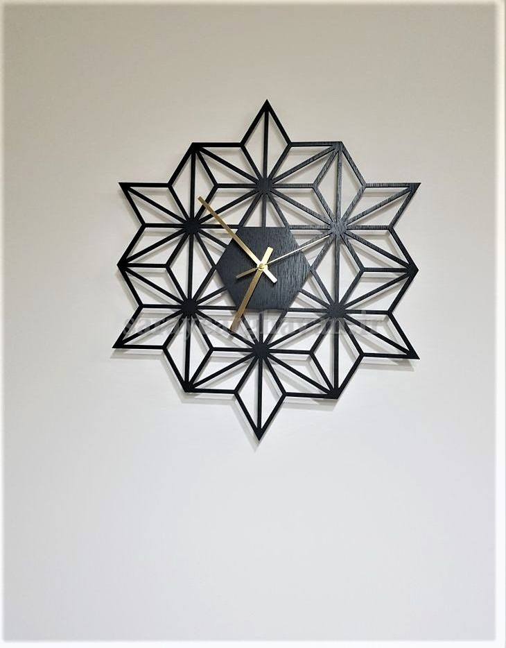 ساعت دیواری مدرن فلزی کد H573