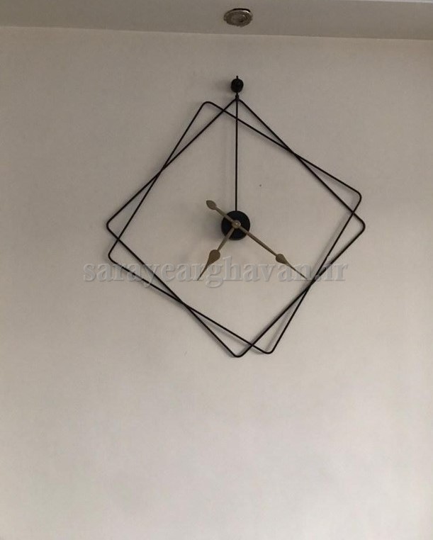 ساعت دیواری مدرن فلزی کد H164