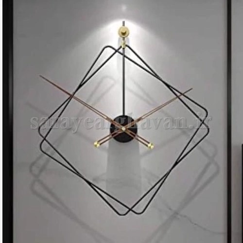 ساعت دیواری مدرن فلزی کد H164