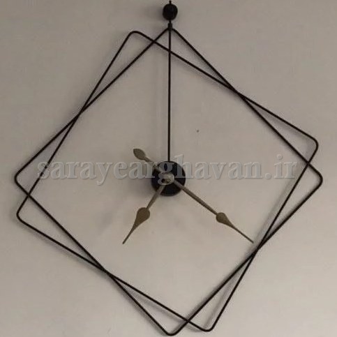 ساعت دیواری مدرن فلزی کد H164