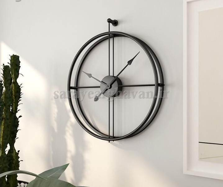 ساعت دیواری فلزی مدرن کد H101