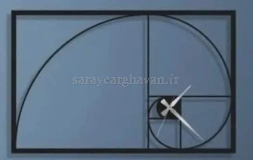 ساعت دیواری مدرن فلزی کد H181