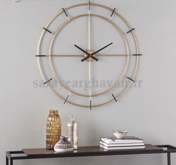 ساعت دیواری فلزی مدرن، کد H106