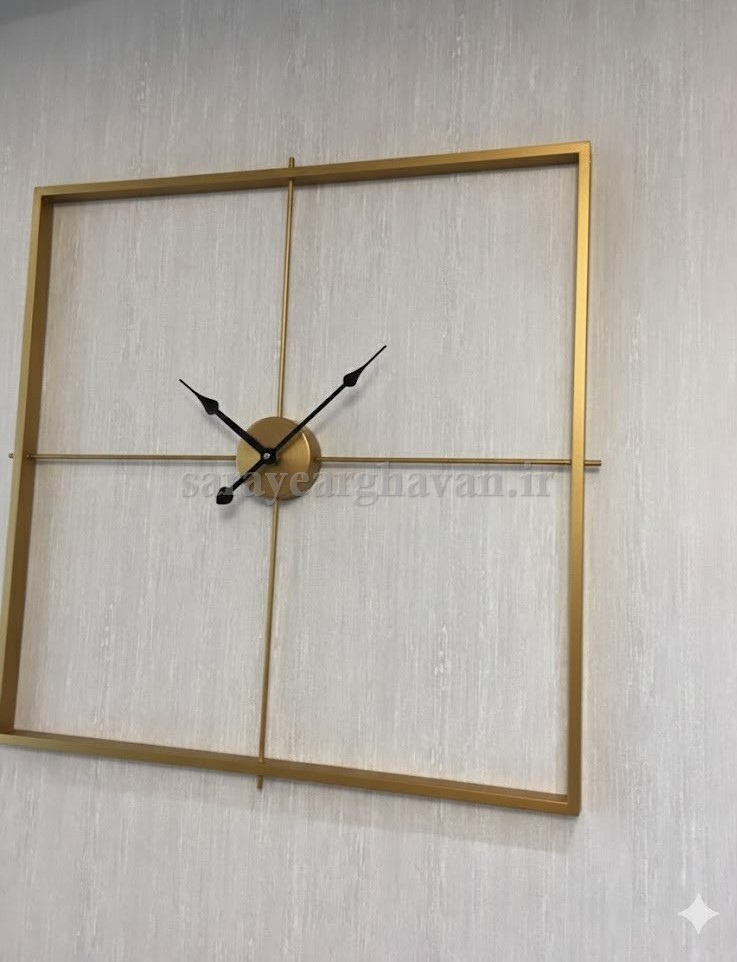 ساعت دیواری فلزی مدرن، کد H110