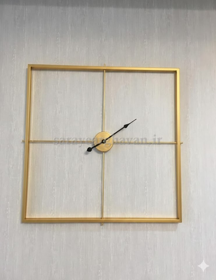 ساعت دیواری فلزی مدرن، کد H110