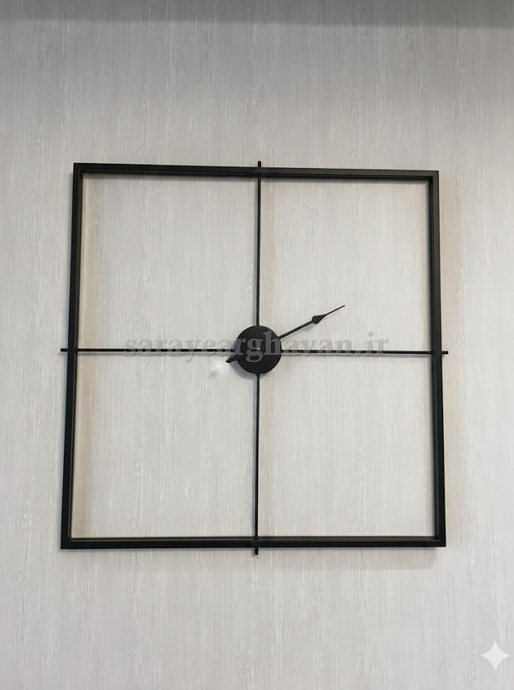 ساعت دیواری فلزی مدرن، کد H110
