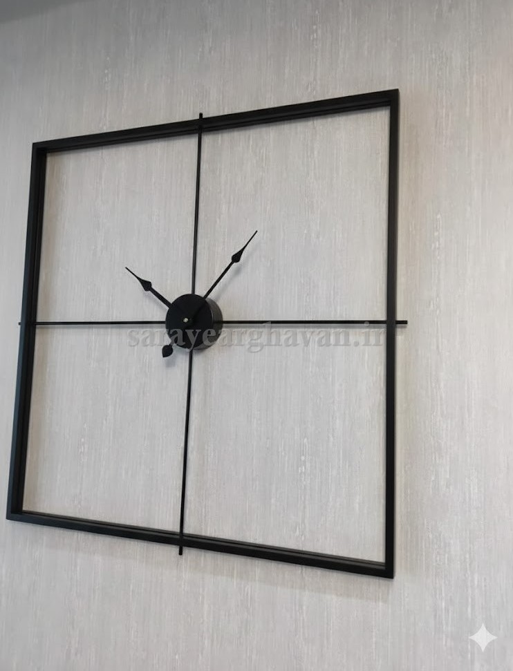 ساعت دیواری فلزی مدرن، کد H110