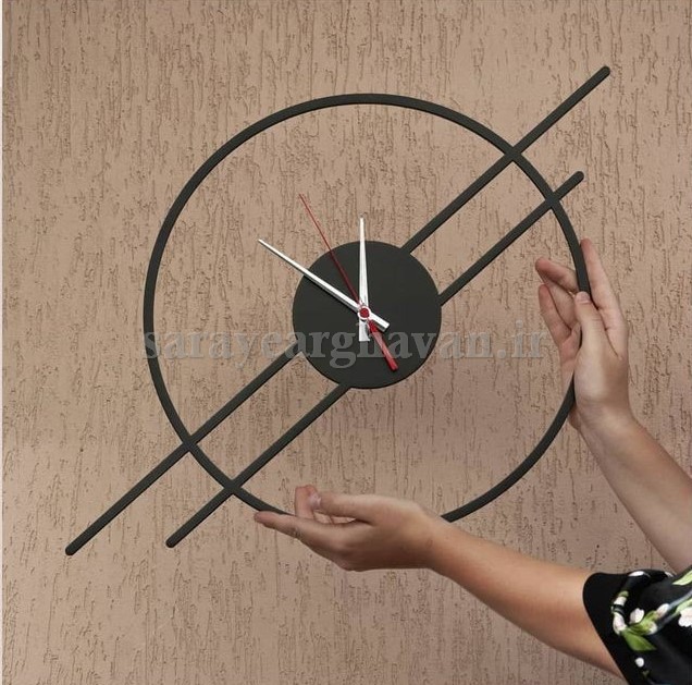 ساعت دیواری فلزی مدرن، کد H111