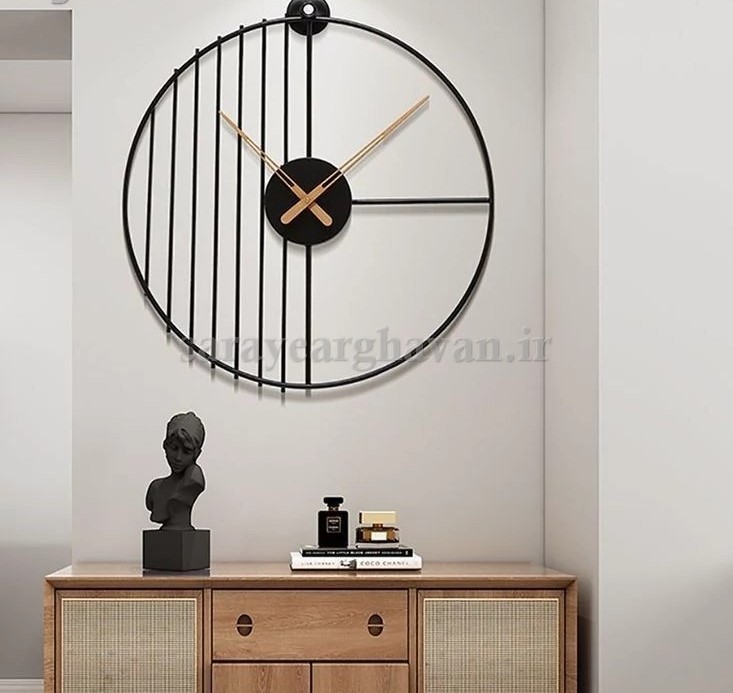 ساعت دیواری فلزی مدرن، کد H113