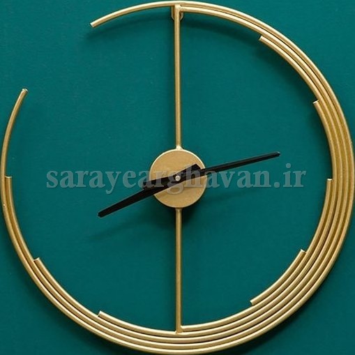 ساعت دیواری فلزی مدرن، کد H115 | خاص و منحصر به فرد