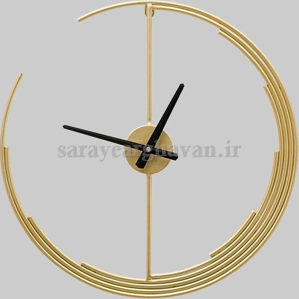 ساعت دیواری فلزی مدرن، کد H115 | خاص و منحصر به فرد