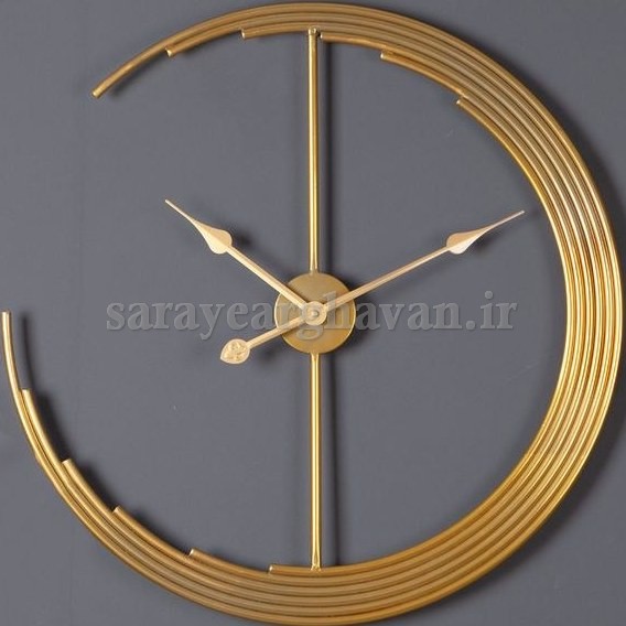 ساعت دیواری فلزی مدرن، کد H115 | خاص و منحصر به فرد