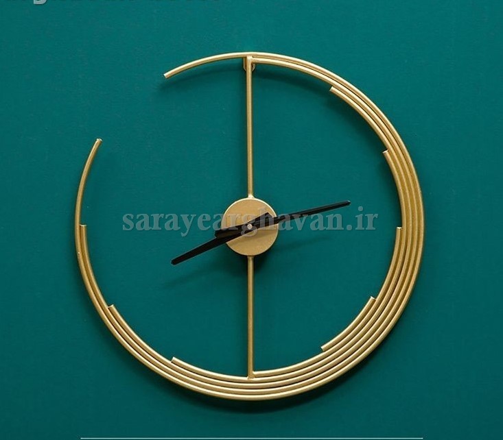 ساعت دیواری فلزی مدرن، کد H115