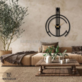 ساعت دیواری فلزی مدرن، کد H119