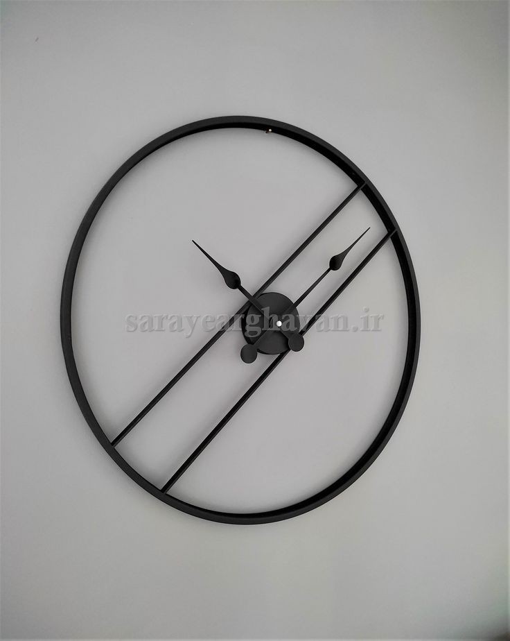 ساعت دیواری فلزی مدرن، کد H124