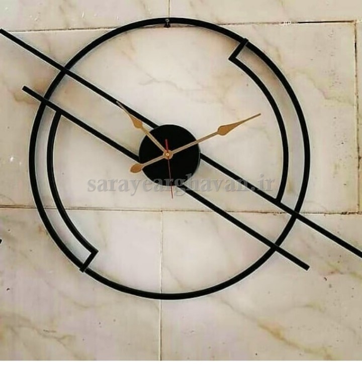 ساعت دیواری فلزی مدرن، کد H128