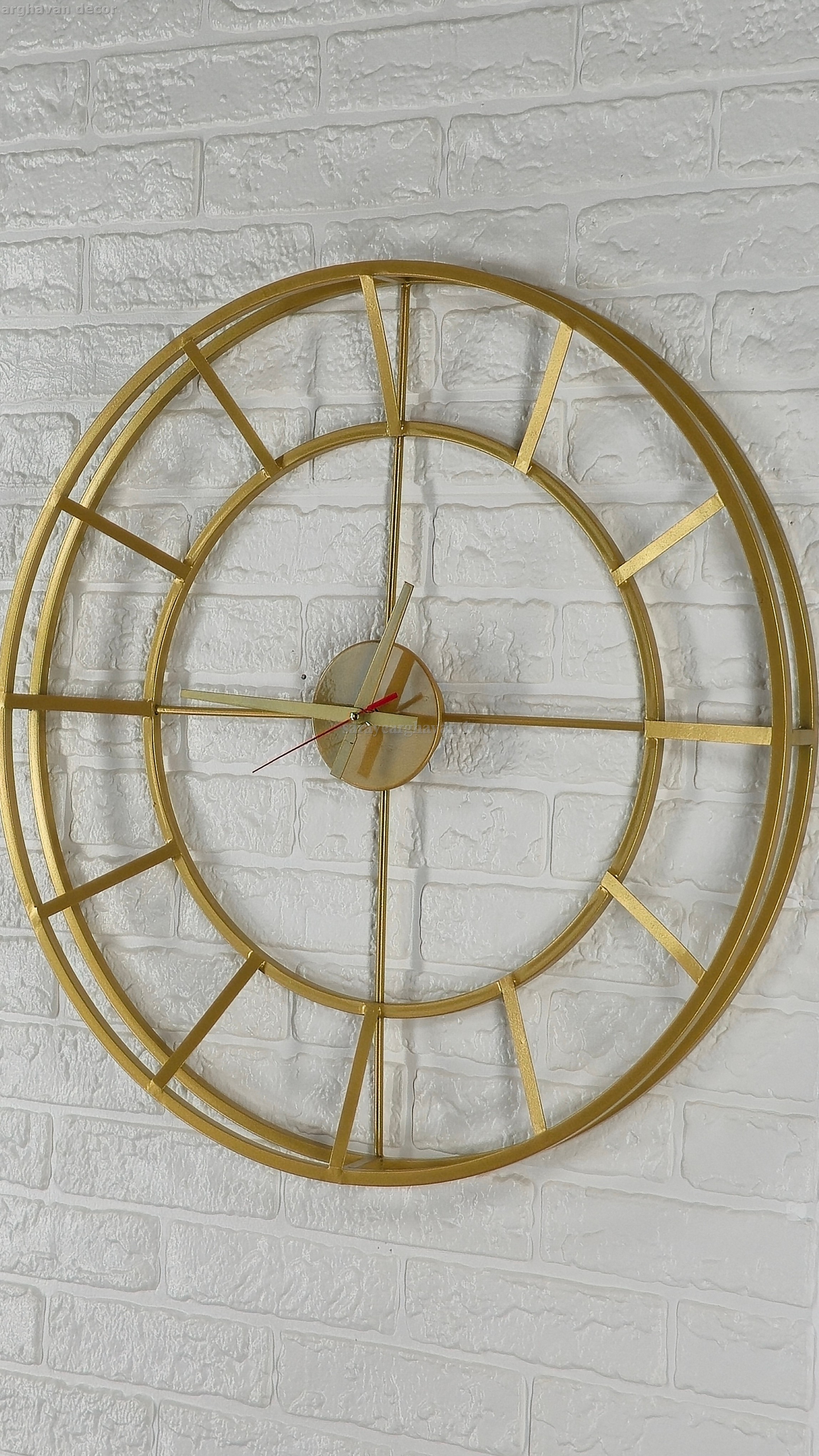 ساعت دیواری فلزی مدرن، کد H121