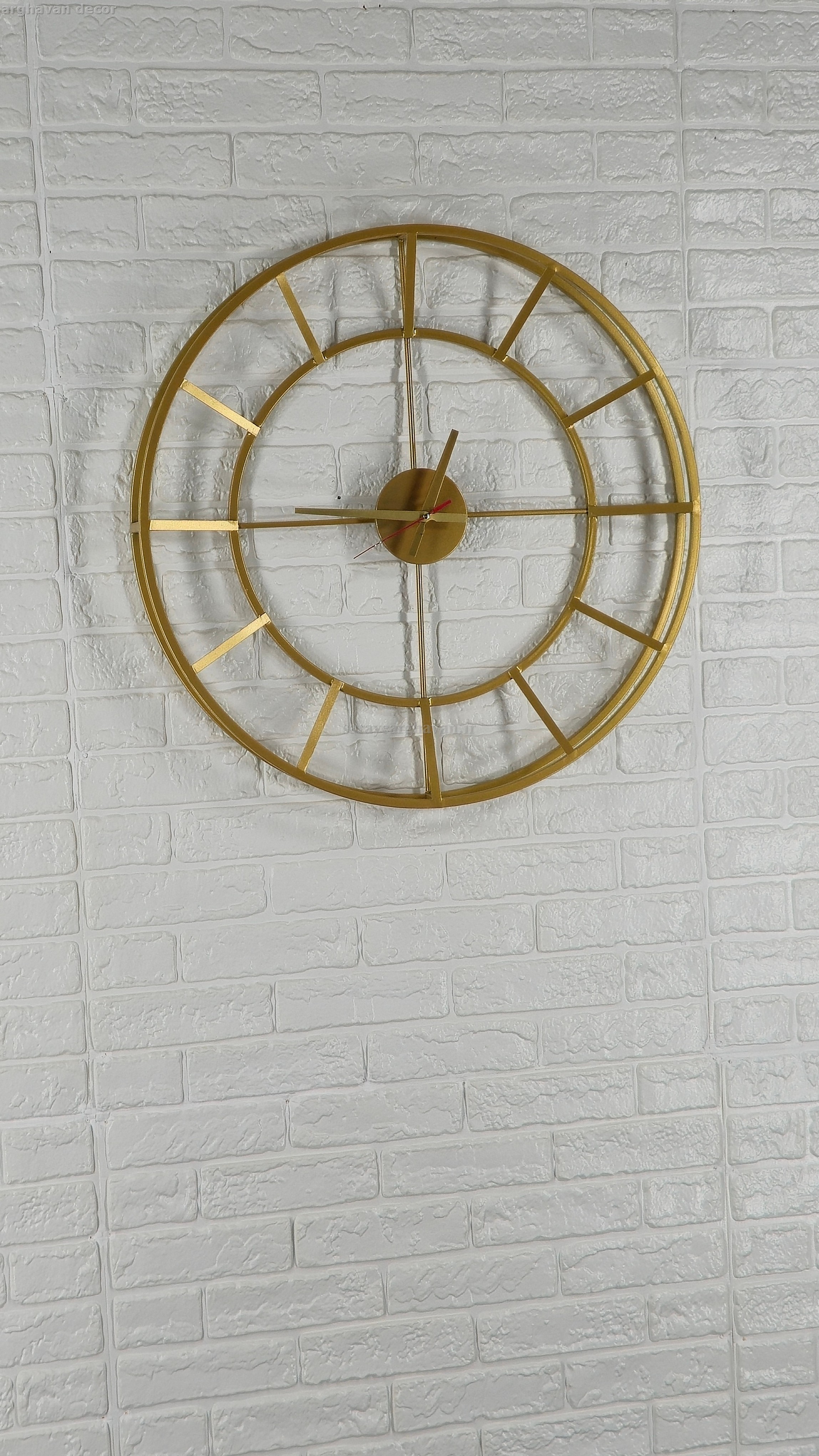 ساعت دیواری فلزی مدرن، کد H121