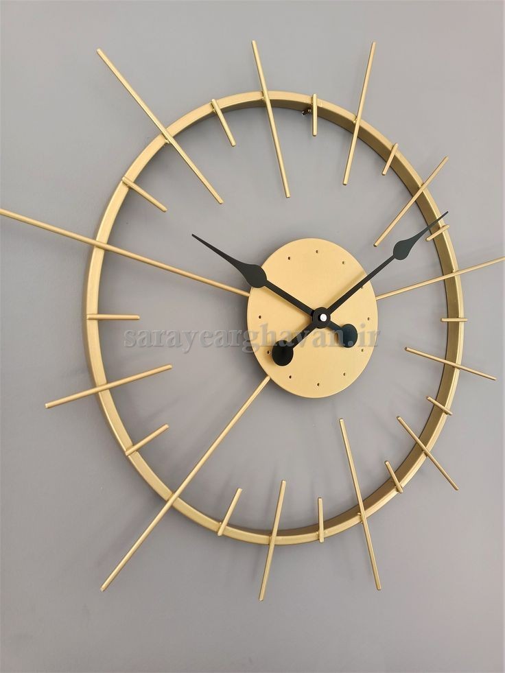 ساعت دیواری فلزی مدرن، کد H131